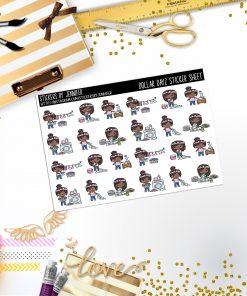 Deco Mini DD056, Planner Stickers, Bullet Journal, Functional Planner Stickers, Stationary Stickers