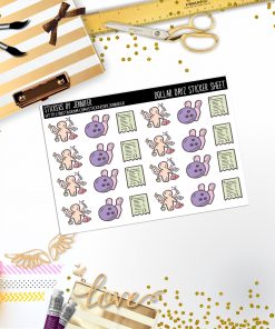 Deco Mini DD058, Planner Stickers, Bullet Journal, Functional Planner Stickers, Stationary Stickers