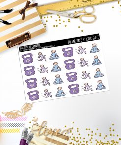 Deco Mini DD076, Planner Stickers, Bullet Journal, Functional Planner Stickers, Stationary Stickers