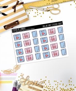 Deco Mini DD077, Planner Stickers, Bullet Journal, Functional Planner Stickers, Stationary Stickers
