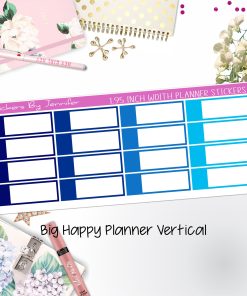 Appointment Labels 1.95 inch Width Quarter Boxes 703 for Big Happy Planner Vertical Planner Stickers