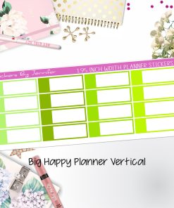 Appointment Labels 1.95 inch Width Quarter Boxes 710 for Big Happy Planner Vertical Planner Stickers