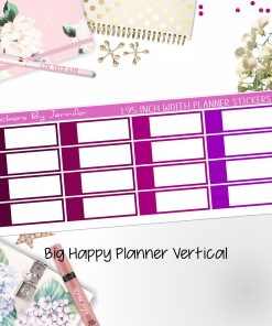 Appointment Labels 1.95 inch Width Quarter Boxes 716 for Big Happy Planner Vertical Planner Stickers