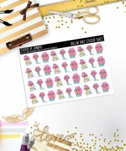 Cleaning Mini DD002, Planner Stickers, Bullet Journal, Functional Planner Stickers, Stationary Stickers