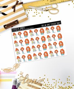 Cleaning Mini DD005, Planner Stickers, Bullet Journal, Functional Planner Stickers, Stationary Stickers