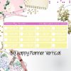 Date Covers 1.95 inch Width Quarter Box Labels 110 for Big Happy Planner Vertical Planner Stickers