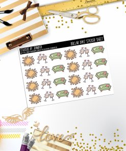 Deco Mini DD066, Planner Stickers, Bullet Journal, Functional Planner Stickers, Stationary Stickers