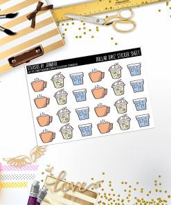 Deco Mini DD069, Planner Stickers, Bullet Journal, Functional Planner Stickers, Stationary Stickers