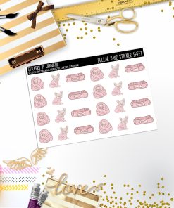 Deco Mini DD085, Planner Stickers, Bullet Journal, Functional Planner Stickers, Stationary Stickers