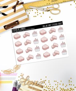 Deco Mini DD087, Planner Stickers, Bullet Journal, Functional Planner Stickers, Stationary Stickers
