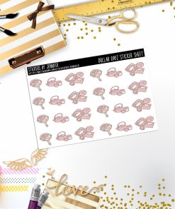 Deco Mini DD091, Planner Stickers, Bullet Journal, Functional Planner Stickers, Stationary Stickers