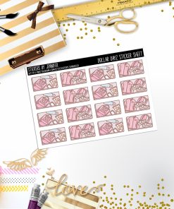 Deco Mini DD097, Planner Stickers, Bullet Journal, Functional Planner Stickers, Stationary Stickers
