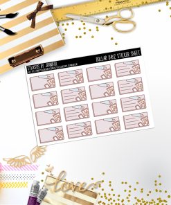 Deco Mini DD098, Planner Stickers, Bullet Journal, Functional Planner Stickers, Stationary Stickers
