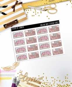 Deco Mini DD102, Planner Stickers, Bullet Journal, Functional Planner Stickers, Stationary Stickers