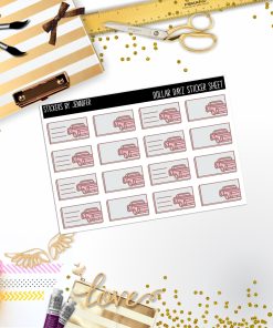 Deco Mini DD104, Planner Stickers, Bullet Journal, Functional Planner Stickers, Stationary Stickers