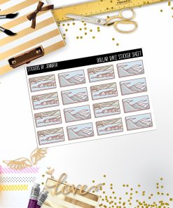 Deco Mini DD105, Planner Stickers, Bullet Journal, Functional Planner Stickers, Stationary Stickers
