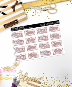 Deco Mini DD110, Planner Stickers, Bullet Journal, Functional Planner Stickers, Stationary Stickers