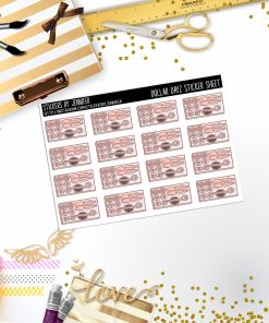 Deco Mini DD113, Planner Stickers, Bullet Journal, Functional Planner Stickers, Stationary Stickers