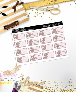 Deco Mini DD118, Planner Stickers, Bullet Journal, Functional Planner Stickers, Stationary Stickers