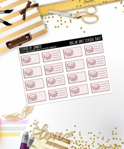 Deco Mini DD119, Planner Stickers, Bullet Journal, Functional Planner Stickers, Stationary Stickers