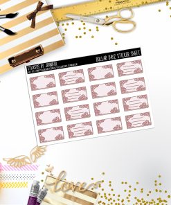 Deco Mini DD124, Planner Stickers, Bullet Journal, Functional Planner Stickers, Stationary Stickers