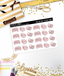 Deco Mini DD130, Planner Stickers, Bullet Journal, Functional Planner Stickers, Stationary Stickers