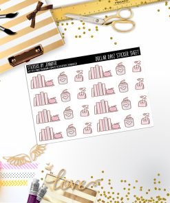 Deco Mini DD134, Planner Stickers, Bullet Journal, Functional Planner Stickers, Stationary Stickers