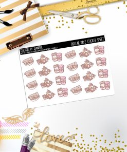 Deco Mini DD136, Planner Stickers, Bullet Journal, Functional Planner Stickers, Stationary Stickers