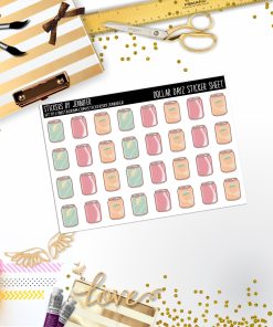 Deco Mini DD145, Planner Stickers, Bullet Journal, Functional Planner Stickers, Stationary Stickers