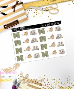 Deco Mini DD151, Planner Stickers, Bullet Journal, Functional Planner Stickers, Stationary Stickers