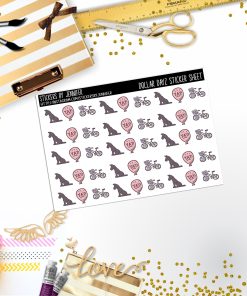 Deco Mini DD156, Planner Stickers, Bullet Journal, Functional Planner Stickers, Stationary Stickers