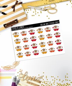 Deco Mini DD184, Planner Stickers, Bullet Journal, Functional Planner Stickers, Stationary Stickers