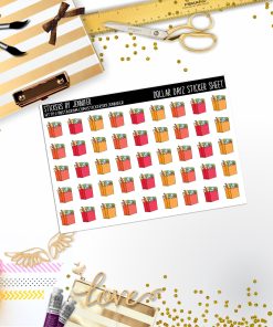Deco Mini DD186, Planner Stickers, Bullet Journal, Functional Planner Stickers, Stationary Stickers