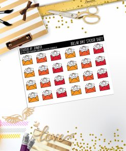 Deco Mini DD189, Planner Stickers, Bullet Journal, Functional Planner Stickers, Stationary Stickers