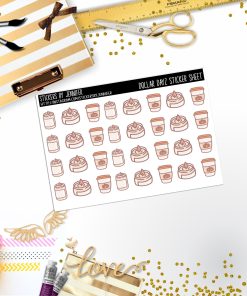 Deco Mini DD190, Planner Stickers, Bullet Journal, Functional Planner Stickers, Stationary Stickers