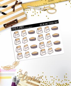 Deco Mini DD196, Planner Stickers, Bullet Journal, Functional Planner Stickers, Stationary Stickers