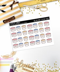 Deco Mini DD200, Planner Stickers, Bullet Journal, Functional Planner Stickers, Stationary Stickers