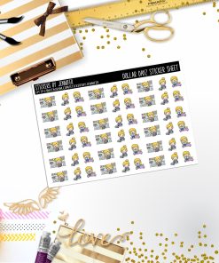 Deco Mini DD218, Planner Stickers, Bullet Journal, Functional Planner Stickers, Stationary Stickers