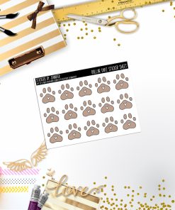Deco Mini DD252, Planner Stickers, Bullet Journal, Functional Planner Stickers, Stationary Stickers