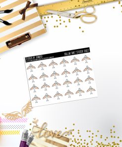 Deco Mini DD275 Planner Stickers, Bullet Journal, Functional Planner Stickers, Stationary Stickers