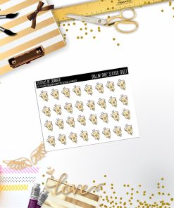 Deco Mini DD306 Planner Stickers, Bullet Journal, Functional Planner Stickers, Stationary Stickers