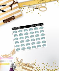 Deco Mini DD317 Planner Stickers, Bullet Journal, Functional Planner Stickers, Stationary Stickers