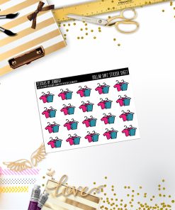 Deco Mini DD348 Planner Stickers, Bullet Journal, Functional Planner Stickers, Stationary Stickers