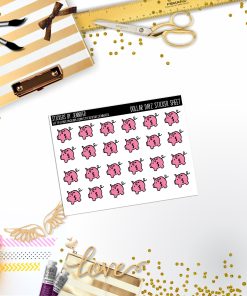 Deco Mini DD385 Planner Stickers, Bullet Journal, Functional Planner Stickers, Stationary Stickers