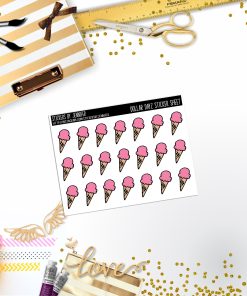 Deco Mini DD387 Planner Stickers, Bullet Journal, Functional Planner Stickers, Stationary Stickers