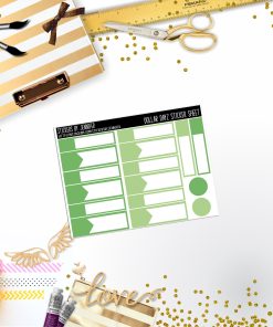 Deco Mini DD408 Planner Stickers, Bullet Journal, Functional Planner Stickers, Stationary Stickers