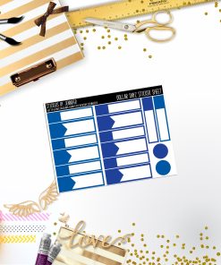 Deco Mini DD420 Planner Stickers, Bullet Journal, Functional Planner Stickers, Stationary Stickers