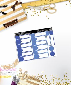Deco Mini DD422 Planner Stickers, Bullet Journal, Functional Planner Stickers, Stationary Stickers