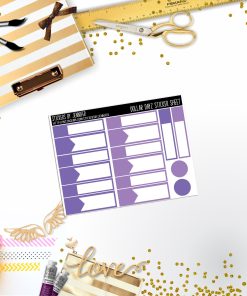Deco Mini DD425 Planner Stickers, Bullet Journal, Functional Planner Stickers, Stationary Stickers