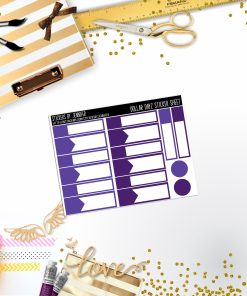 Deco Mini DD426 Planner Stickers, Bullet Journal, Functional Planner Stickers, Stationary Stickers